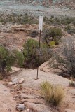 National park boundary sign