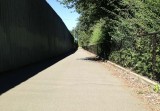 Green River Trail next to Interstate 5 wall