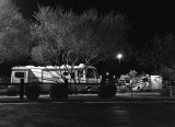 Camping at a Walmart store
