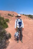 Bottle Boy on his way back to the trailhead