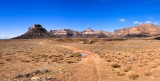 Battleship Butte and Blue Castle Butte