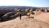 Exploring the sandstone fins at Sand Flats