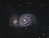 M 51, la Galaxie du Tourbillon