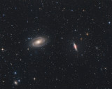 M 81 M 82, les Galaxies de Bode