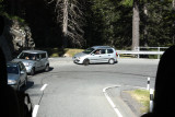 Hairpin Turn on Switchback on Road thru Jullier Pass