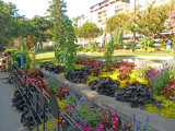 Montreux - Flowers along the River Walk 