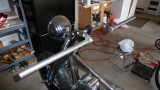 Will cut arms to length after fitting the hand controls and sitting on the bike for best arm spread. 