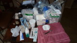 This is only SOME of the supplies they sent me home with. 
