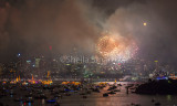 Sydney Harbour fireworks with  Sydney Opera House