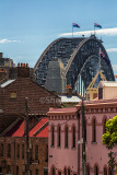 Sydney Harbour Bridge with the Rocks in foreground