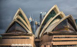 Sydney Opera House with CBD 