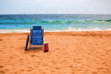 Chair on beach 