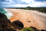 Fingal Beach with people