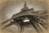 Eiffel tower sketch 