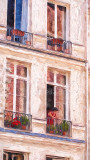 Woman in apartment in Paris