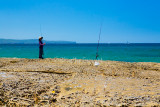 Fisherman at Whale Beach 