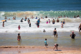 People having fun in the surf at Dee Why