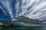 Voyager of the Seas moored in Sydney Harbour