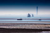 Thames sailing barges at Southend on Sea, Essex