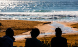 Bilgola Beach silhouettes 