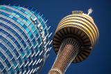 JP Morgan building and Sydney Tower