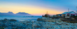 Kaikoura fishing shed panorama