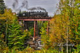 * 110.5 -  Duluth: Steam Train Crossing The Sucker River Bridge