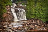 22.6 - Gooseberry Falls State Park:  Cedars Below Lower Falls