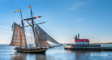 TS-42: Pride Of Baltimore II Entering Duluth Harbor