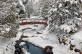58 - Winter: Pattison Park Foot Bridge Over Black River