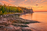 30.32 - Split Rock Lighthouse At Dawn, Wide View 