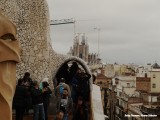 Zicht op de Sagrada Familia