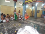 Vidwan Krishna Iyengar felicitating Sri VVR swami