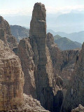 The Basso, Brenta dolomites, it has been Brian's ambition to climb this since we first visited the dolomites