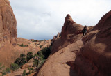 Slick rock in Arches NP Devils Garden area