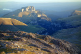 Looking down from camp to Val de Aniselo