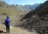 Looking east from Col de Infierno