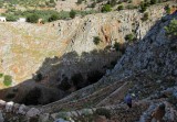 Descent into the Aradena gorge on an old kaldermia 'mule trail'