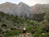 Heading towards the katseveli hut in Lefki Ori