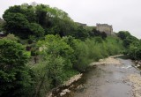 Part II Richmond castle from Swale river crossing