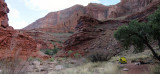 Oct 2016 Utah Paria river Our camp at the last good springs on the Paria with 15 miles to the Colorado at 'Lee's Ferry'