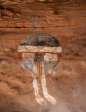 Salt Creek canyon  All American Man pictograph panel