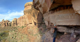 Salt Creek canyon  Cave granary