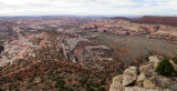 Salt Creek Looking down to big pocket and salt creek from Cathedral Butte Point