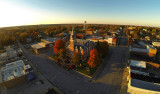 Albany Courthouse Square in Fall