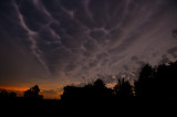 Mammatus Clouds Before the Big Rain