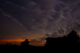 Mammatus Clouds Before the Big Rain
