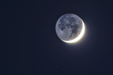 Crescent Moon with Earthshine