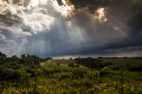 Storm Clouds with Rays