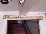 Gable and Lombard Honeymoon Suite, up these stairs.